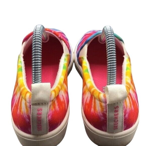 Skechers poppy Hippy Hype Womens size 10 shoes multicolor tie dye slip on sneake - Picture 2 of 8